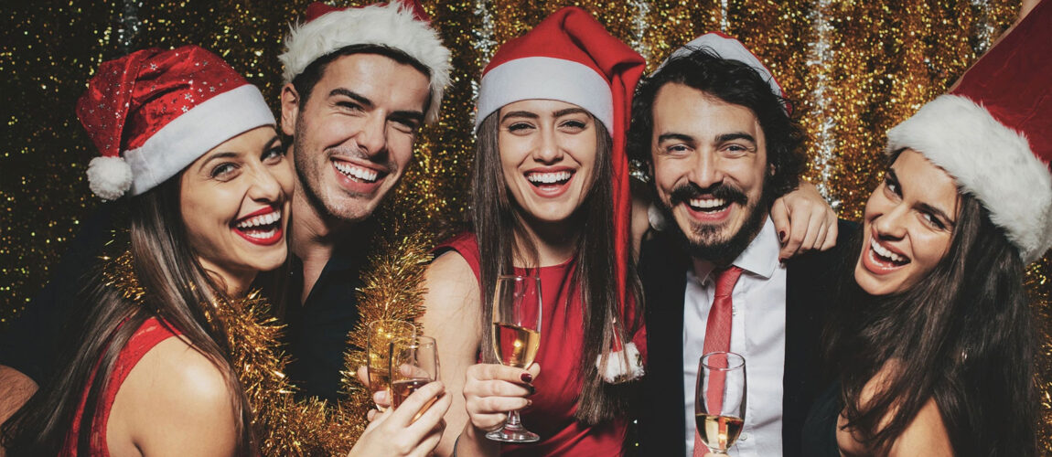 The Old Quarter Christmas Party Limerick Finger Food Santa Hats Cocktails